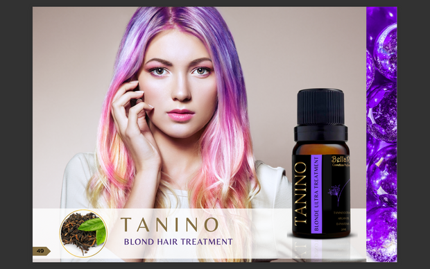 TANINO BLOND HAIR TREATMENT pack of 12